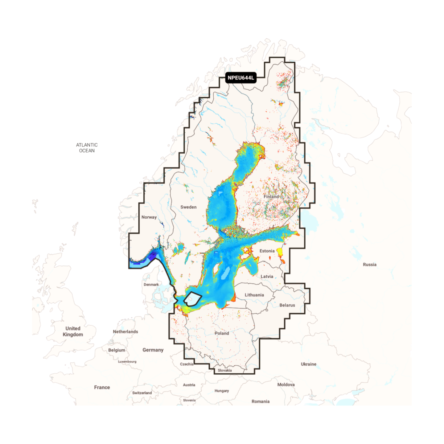 NAVIONICS PLATINUM+ Ostsee, NPEU644L