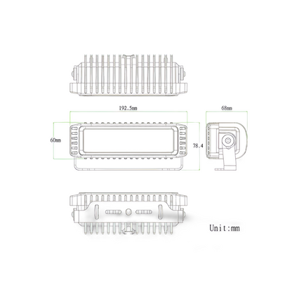 LED Flutlichtscheinwerfer WL2202, 12/24V, 2.500 Lumen