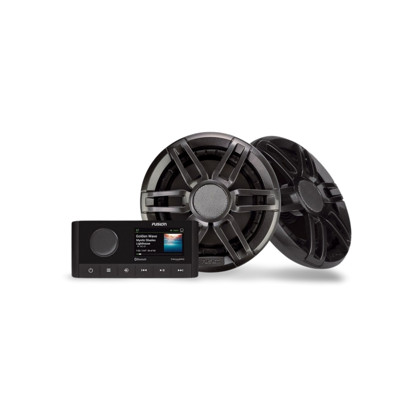 Fusion Radio- und Lautsprecherkits Kit aus MS-RA210 und XS-Lautsprechern