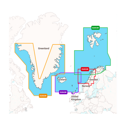 NAVIONICS PLATINUM+ Norwegen Vestfjorden bis Svalbard, NPEU054R