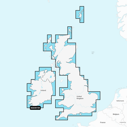 Navionics+ NAEU072R Großbritannien & Irland, Seen & Flüsse