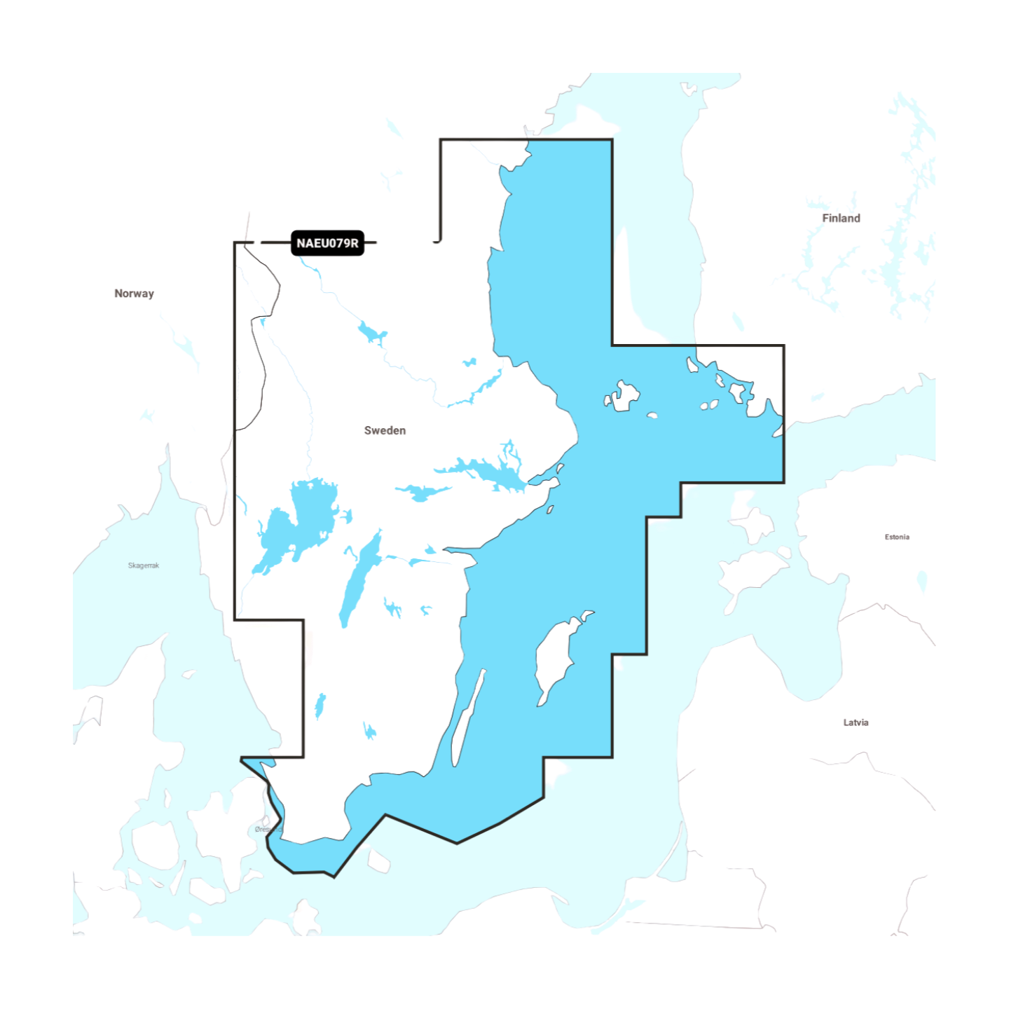 Navionics+ NAEU079R Schweden, Südost