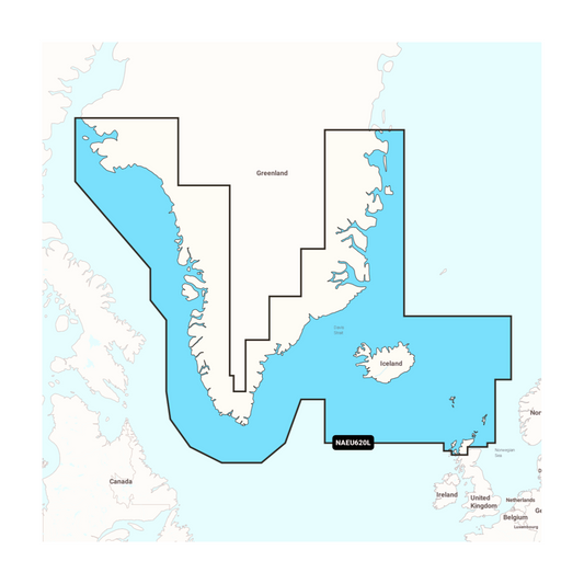 Navionics+ NAEU620L Grönland & Island
