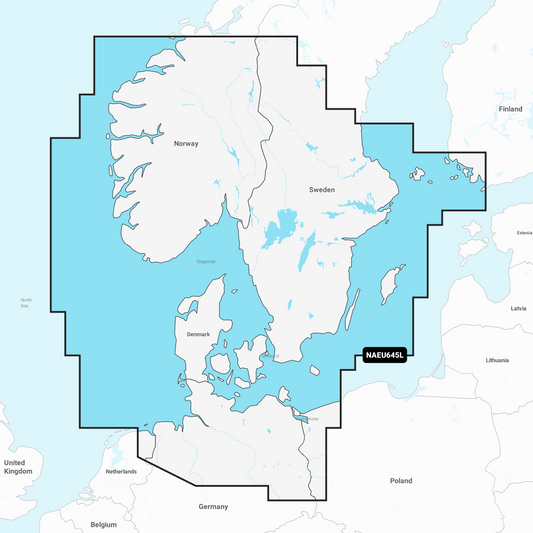 Navionics+ NAEU645L Skagerrak & Kattegat