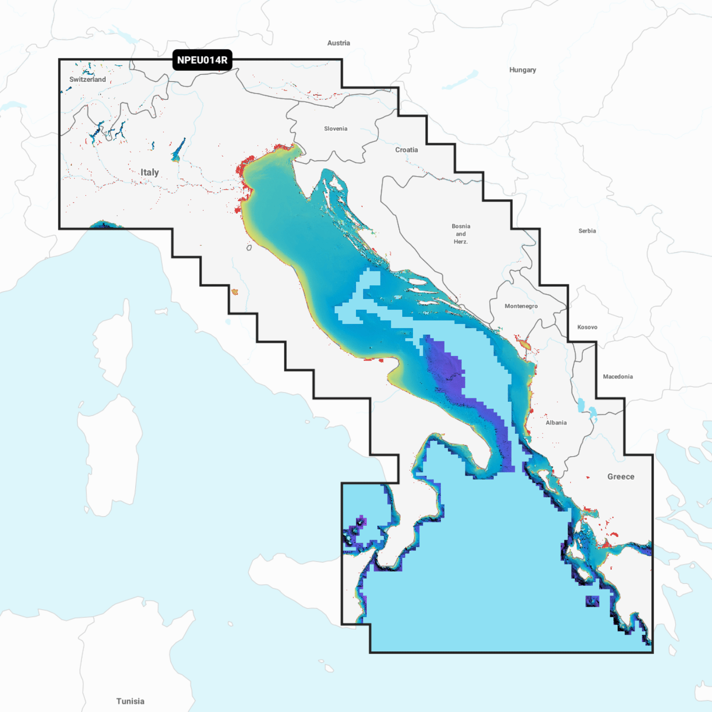 NAVIONICS PLATINUM+ Italien Adria, NPEU014R