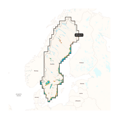 NAVIONICS PLATINUM+ Schweden Seen & Flüsse, NPEU067R