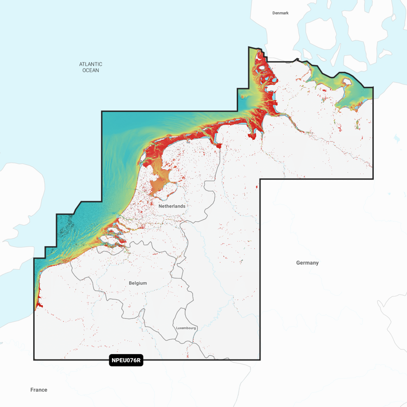 NAVIONICS PLATINUM+ Benelux & Deutschland West, NPEU076R