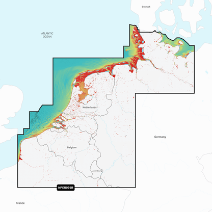 NAVIONICS PLATINUM+ Benelux & Deutschland West, NPEU076R