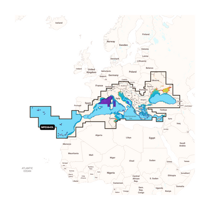 NAVIONICS PLATINUM+ Mittelmeer & Schwarzes Meer, EU643L